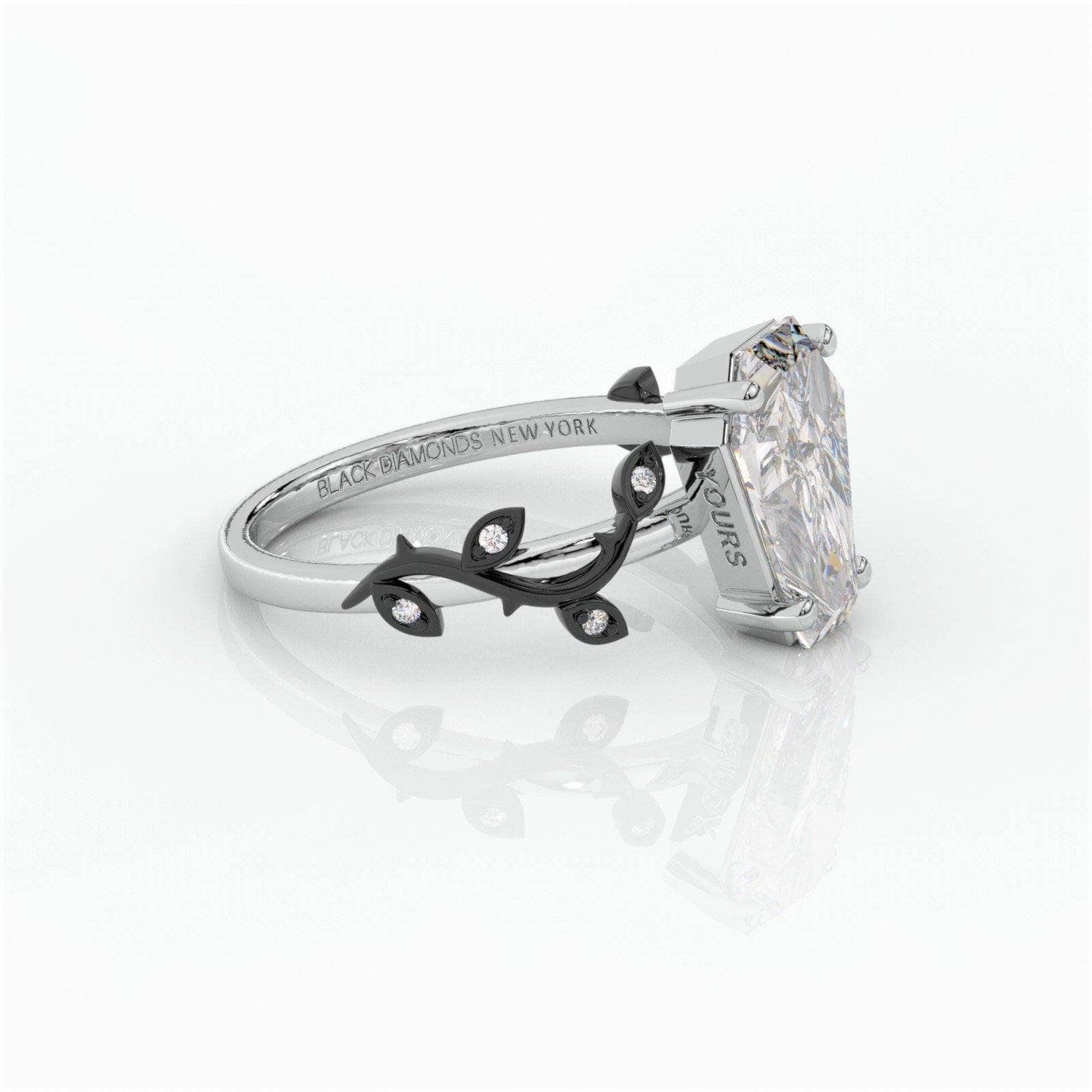 Open Back Rose Cut Oval Diamond Ring | .90 – Sarah Perlis Jewelry