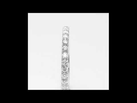 0.9ct 2mm Diamond Option Full Eternity Wedding Band