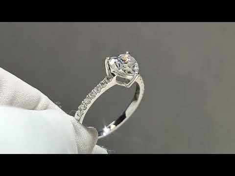 2.0ct Heart-cut Diamond Option Engagement Ring