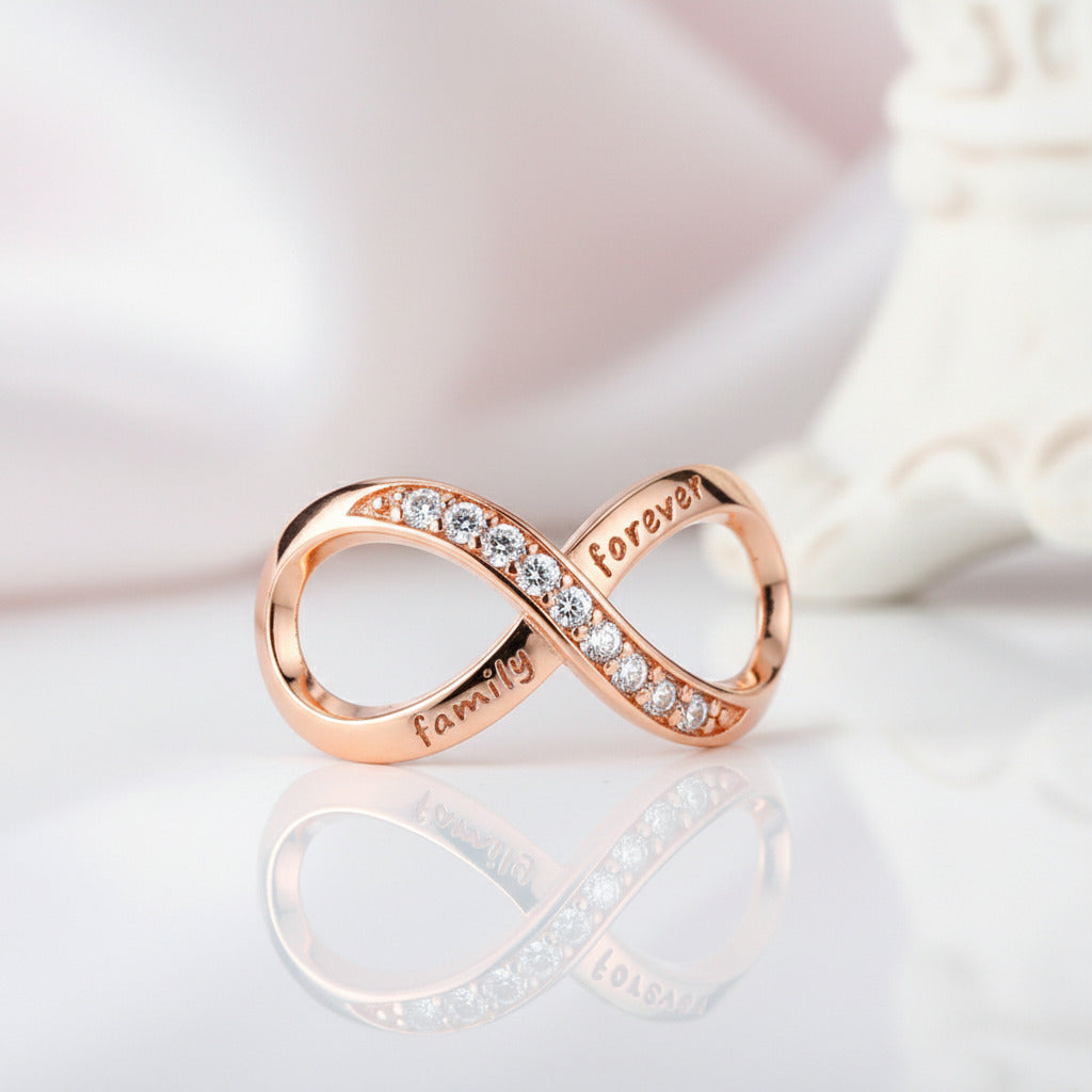 Infinity Love Charm Beads Series-Black Diamonds New York