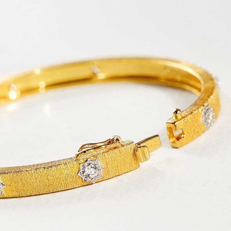 Raksha Bandhan Gift For Sister Rose Gold-Plated & Silver-Toned  Stone-Studded Handcrafted Bangle-Style