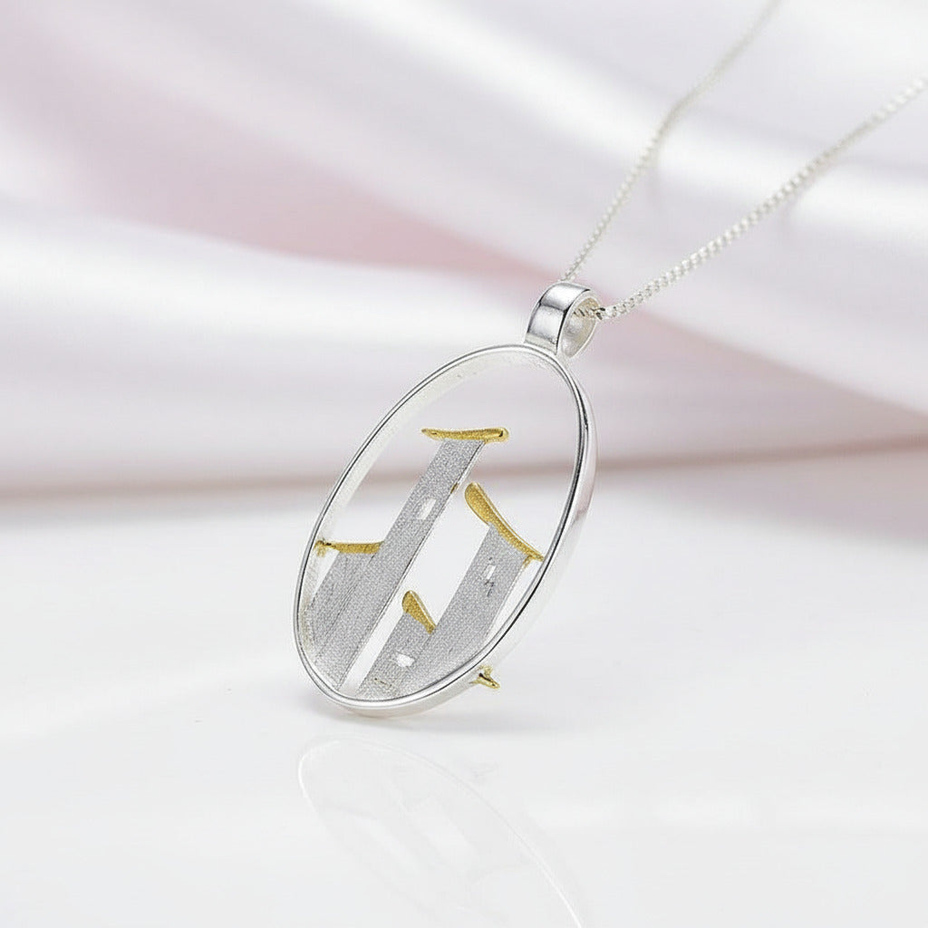 Jiangnan Town Pendant-Black Diamonds New York