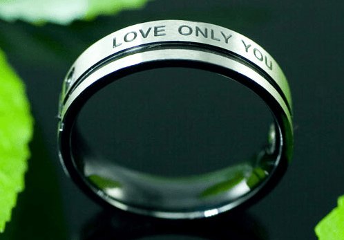 Love Only You Created Diamond Magnetic Mens Ring-Black Diamonds New York