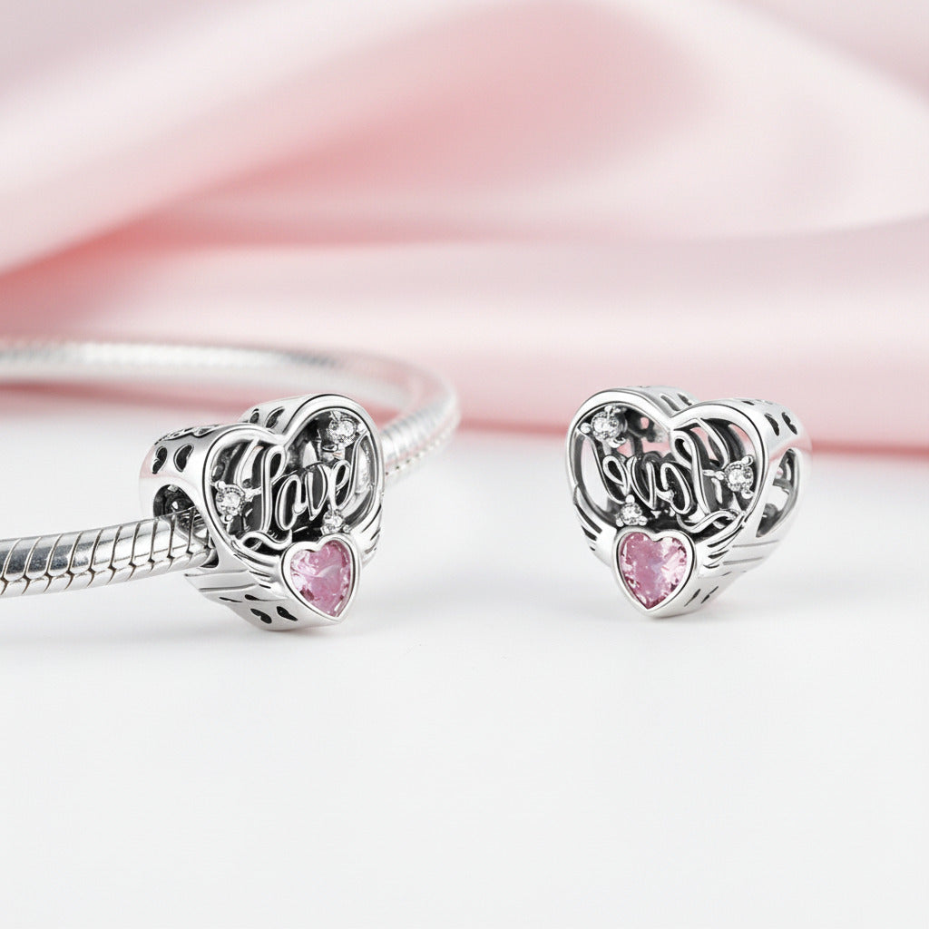 Love Wings & Snowflake Romantic Charms-Black Diamonds New York