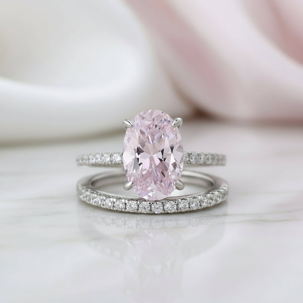 pink sapphire dress ring One of a Kind Aurora Pink Sapphire Ring