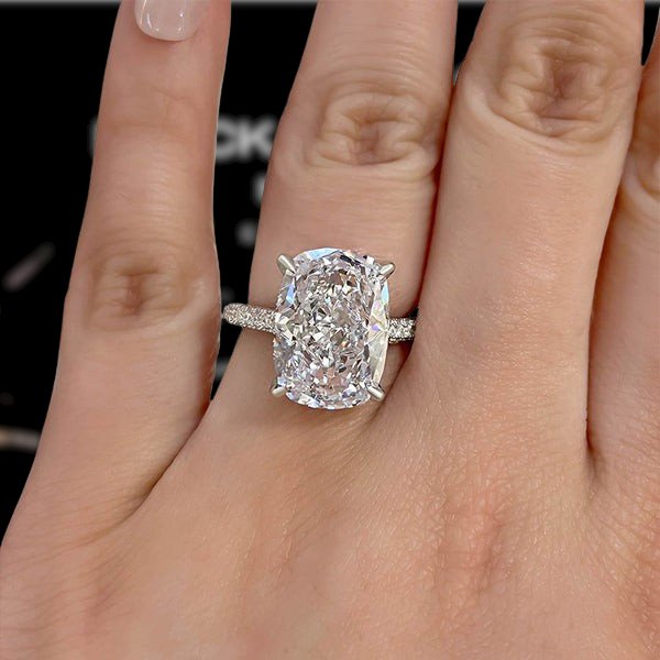 Cushion cut oval diamond Clearance