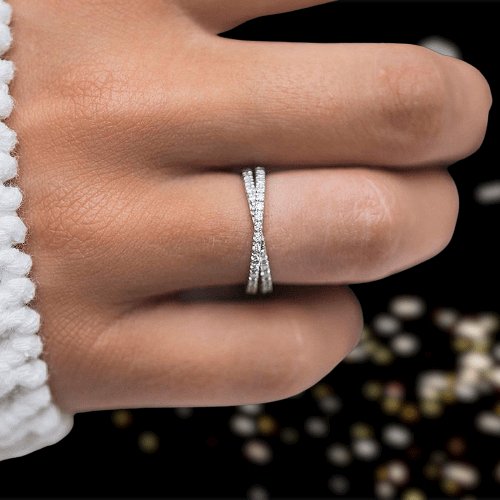 Luxurious Radiant Cut Sona Simulated Diamond Ring Set - Black Diamonds New York