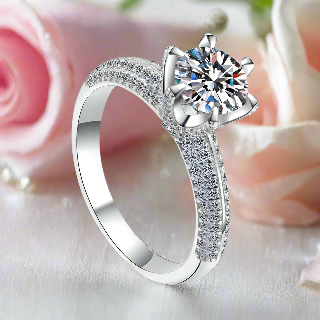 Luxury 1-3ct Diamond Wedding Ring-Black Diamonds New York