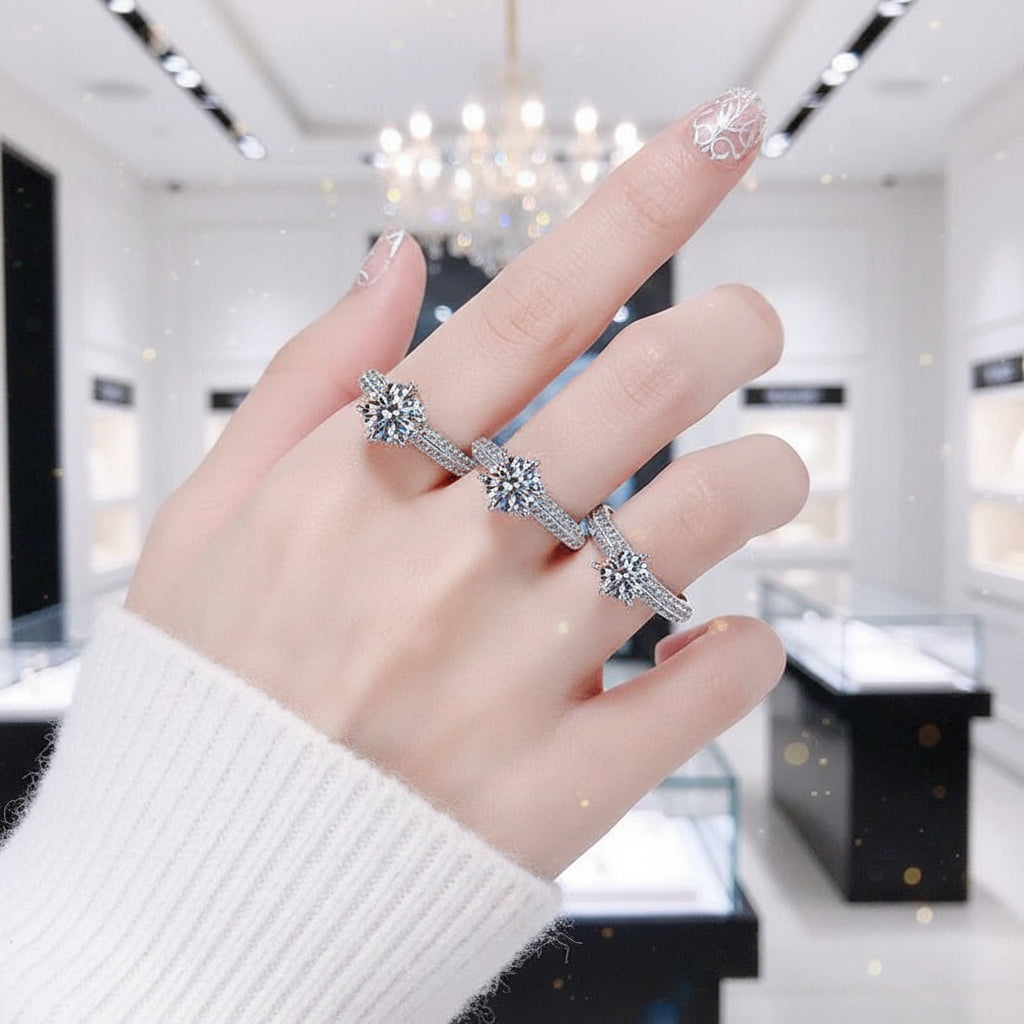 Luxury 1-3ct Diamond Wedding Ring-Black Diamonds New York