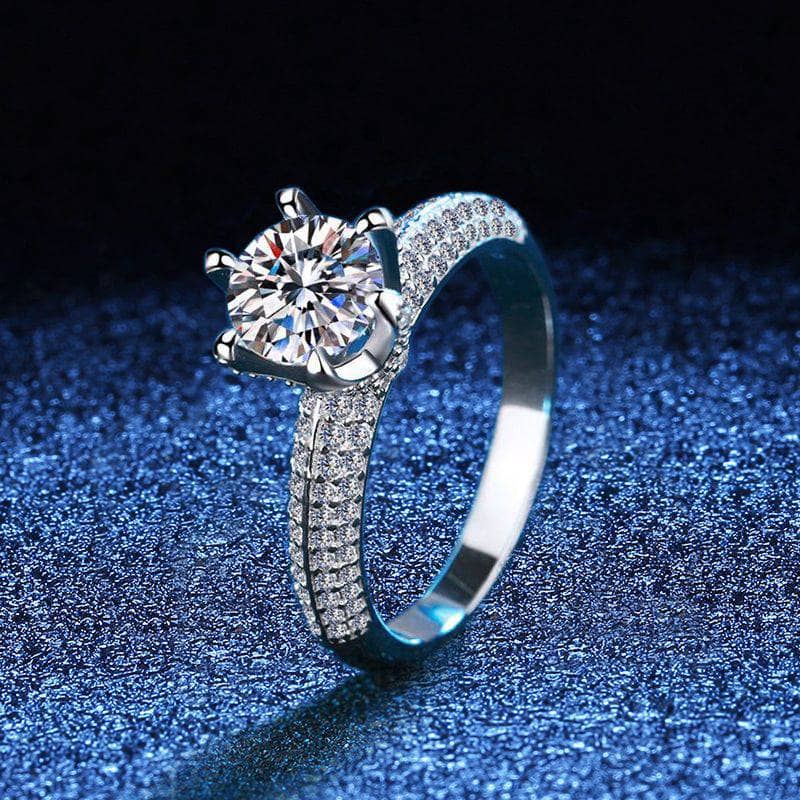 Luxury 1-3ct Diamond Wedding Ring-Black Diamonds New York