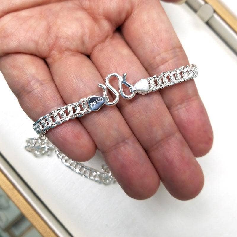 Men's Cuban Link Chain Necklace - Black Diamonds New York