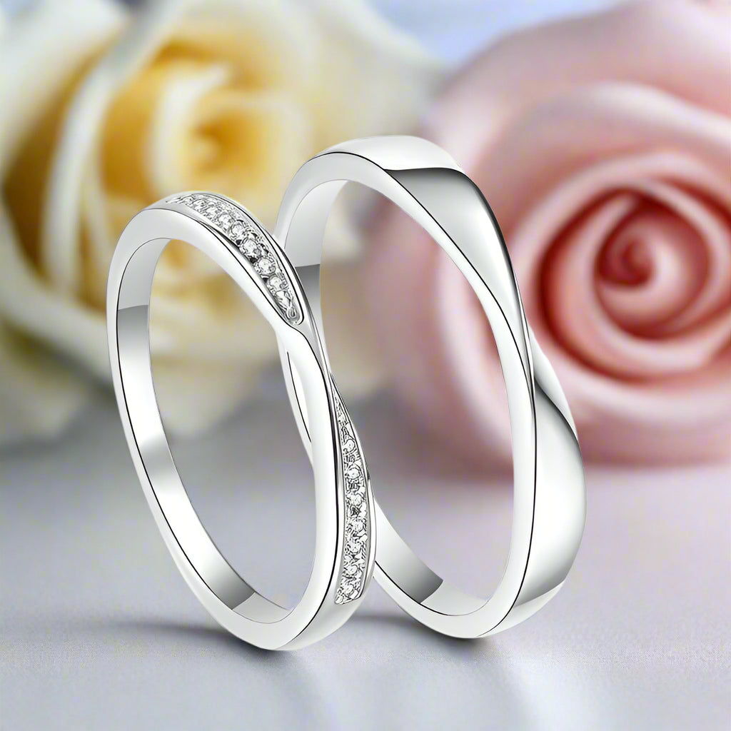 Diamond Couple Wedding Band-Black Diamonds New York