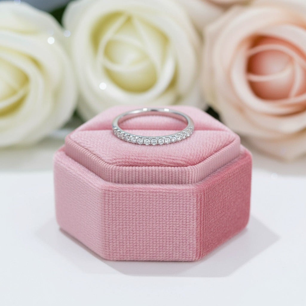 Diamond Engagement Anniversary Band Ring-Black Diamonds New York