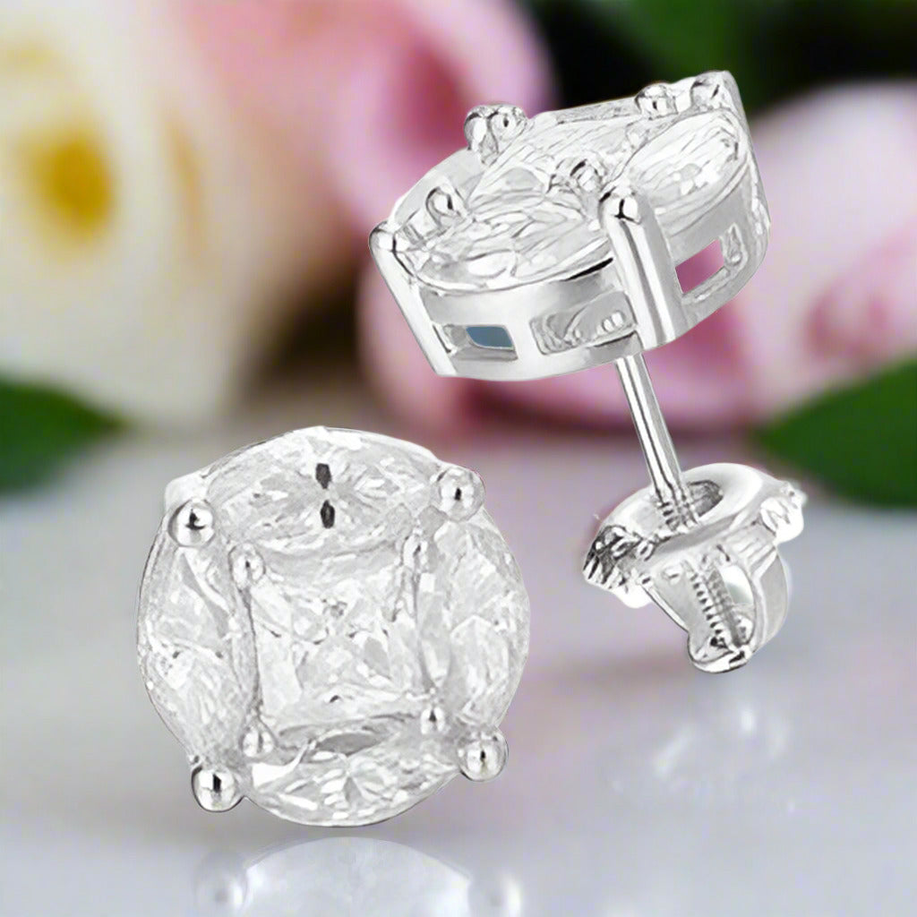 Diamond Stud Earrings-Black Diamonds New York