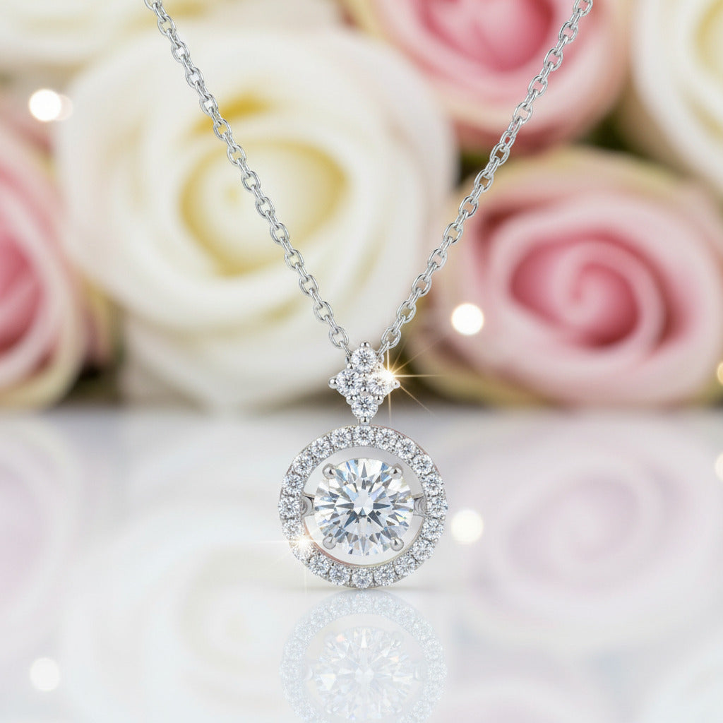 Diamond Necklace with Twinkle Setting-Black Diamonds New York