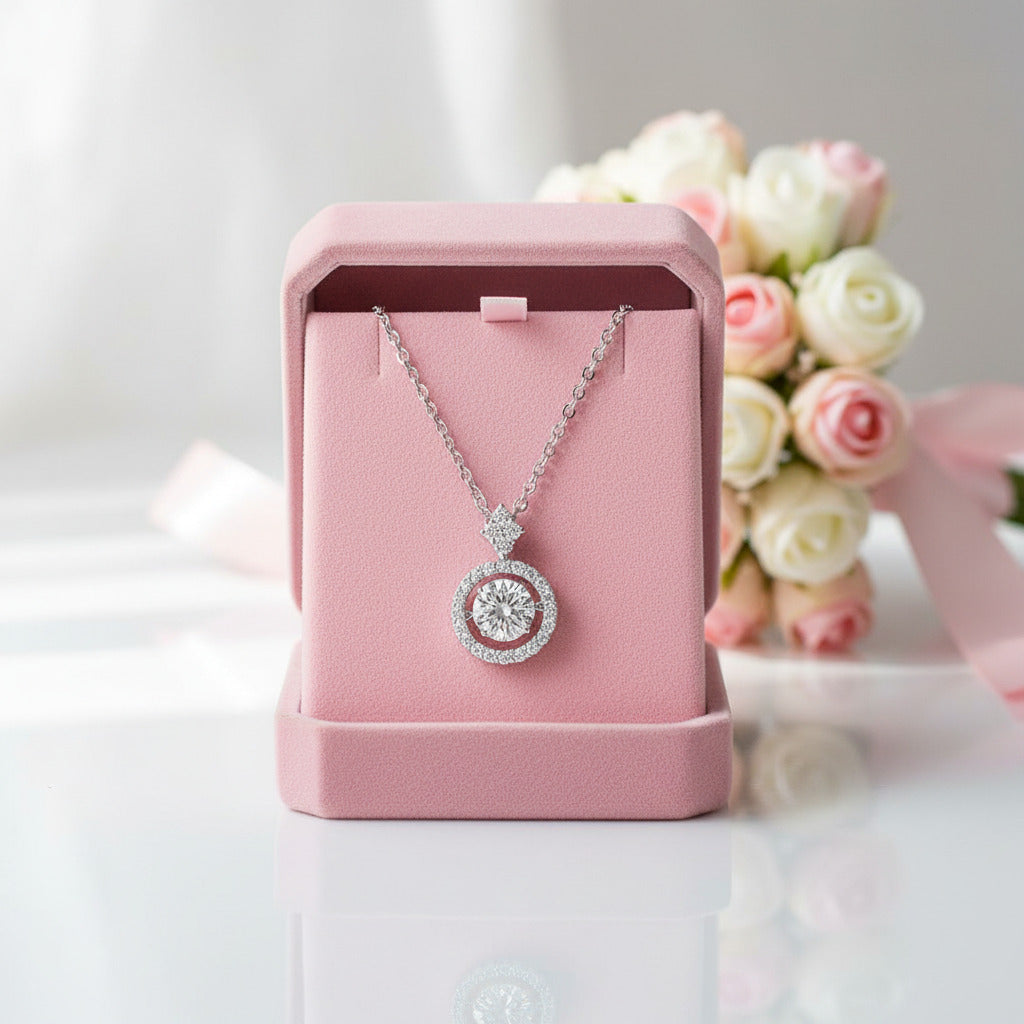 Diamond Option Necklace with Twinkle Setting-Black Diamonds New York