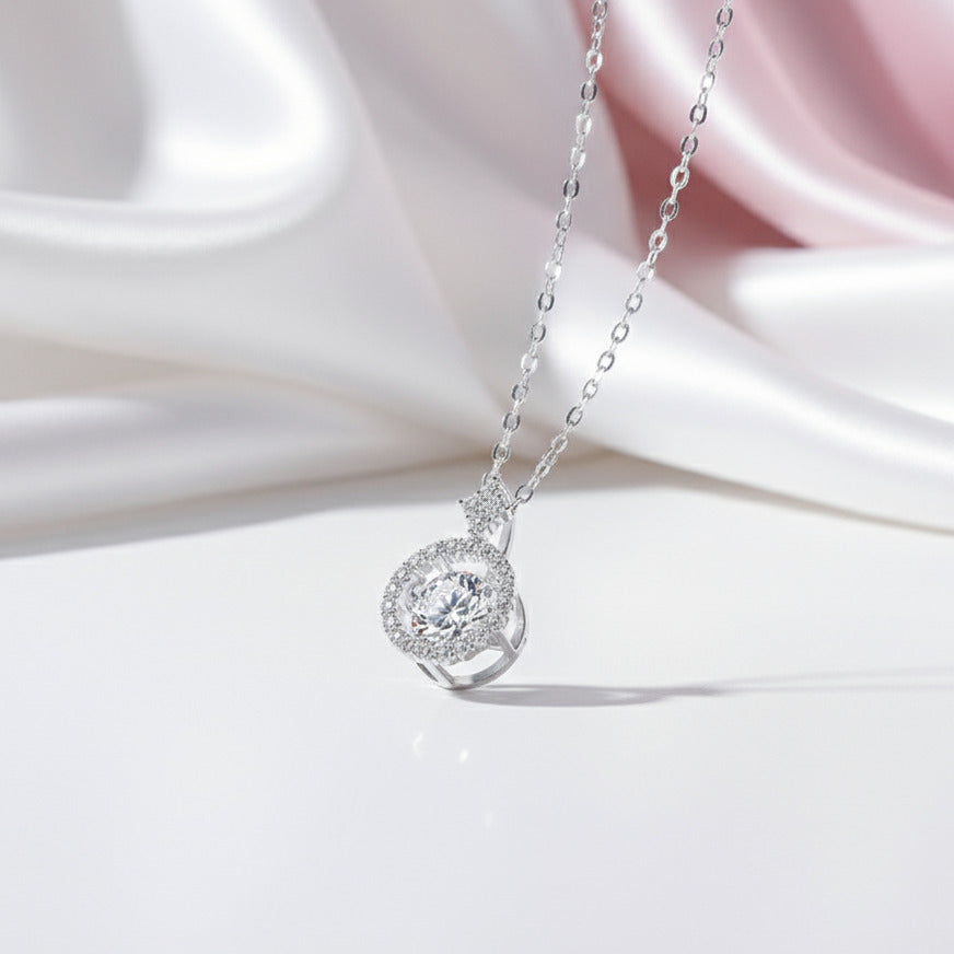 Diamond Necklace with Twinkle Setting-Black Diamonds New York