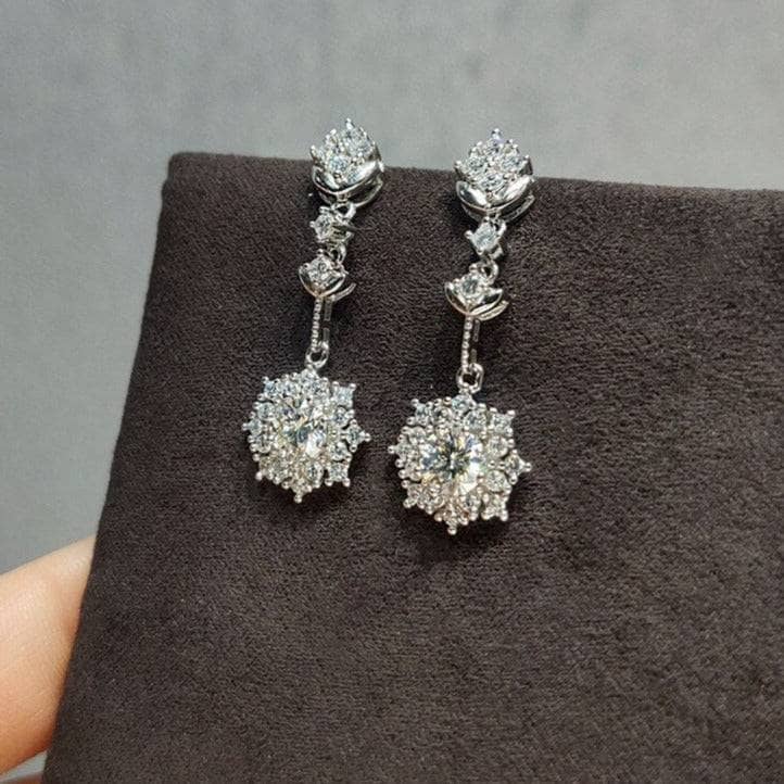 Moissanite Earrings by Black Diamonds New York