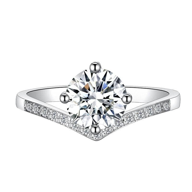 Diamond Wishbone Wedding Curved Half Eternity Ring Set-Black Diamonds New York