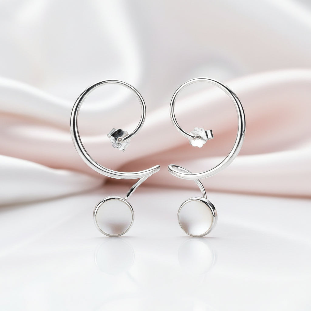 Moonstone Dangle Earrings-Black Diamonds New York