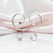 Moonstone Dangle Earrings-Black Diamonds New York