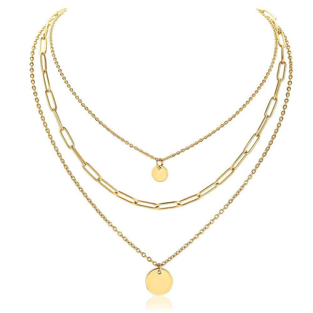 Multi Layered Choker Necklace for Women-Black Diamonds New York