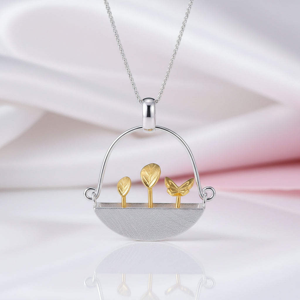 My Little Garden Pendant-Black Diamonds New York