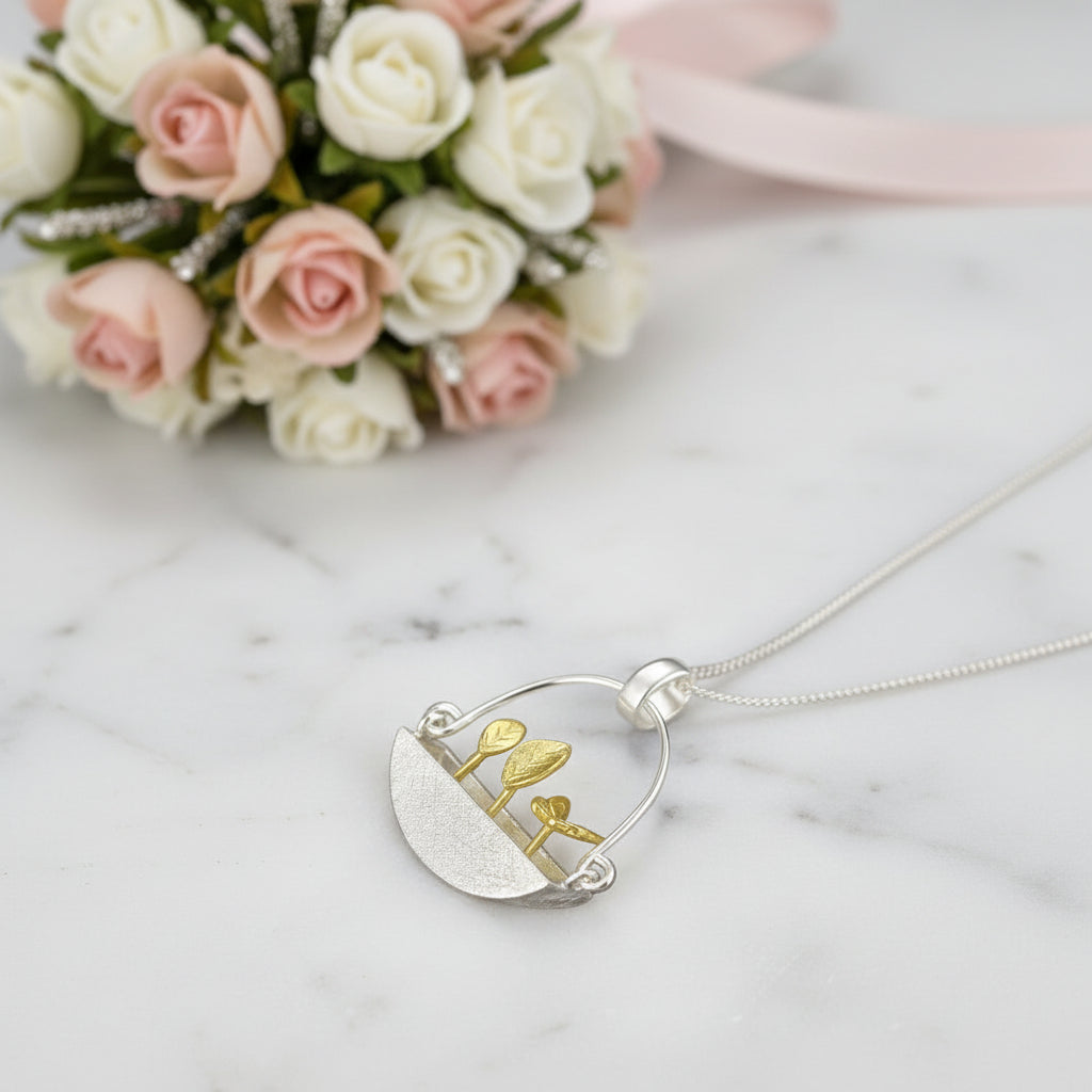 My Little Garden Pendant-Black Diamonds New York