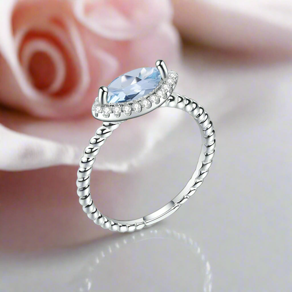 Natural Gemstone Ring Eternity Ring-Black Diamonds New York