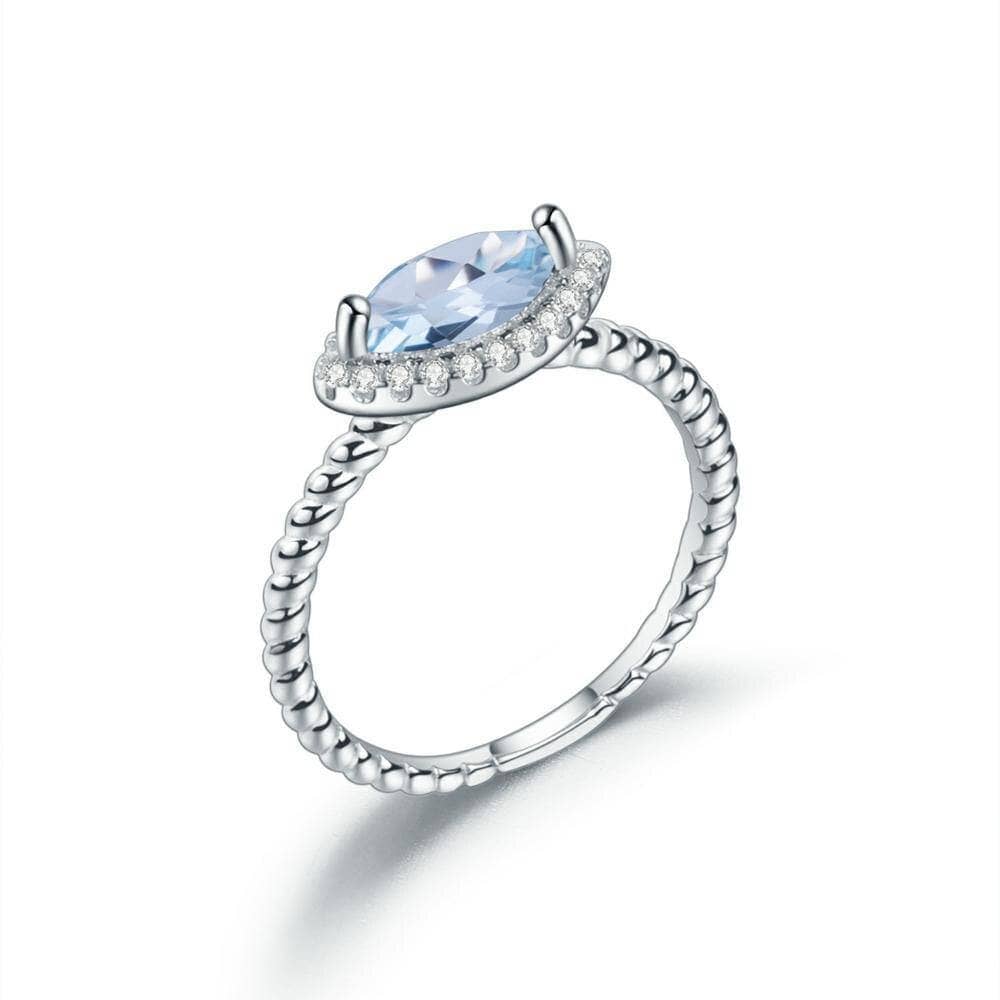 Natural Gemstone Ring Eternity Ring-Black Diamonds New York