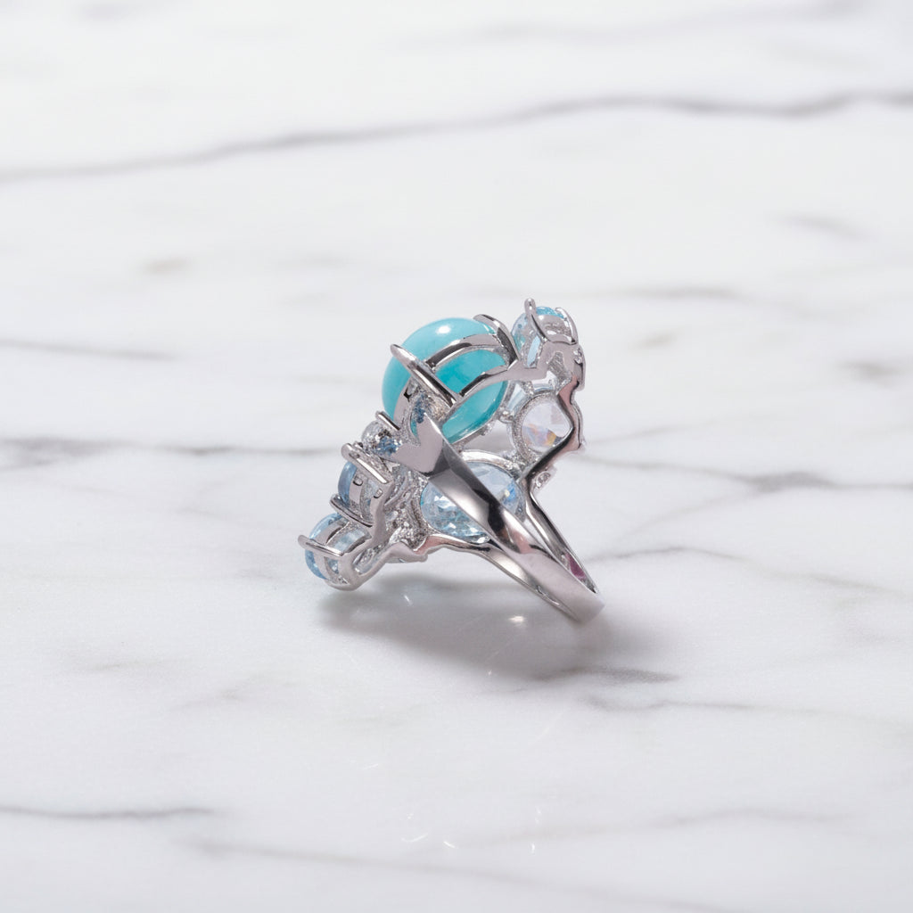 Mix Gemstone Candy Ring-Black Diamonds New York
