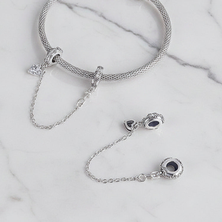 Neo-Gothic Skull & Enamel Blood Roses Charms-Black Diamonds New York