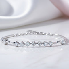 1.35 Ct Nine Diamond Option Inlaid Bracelet