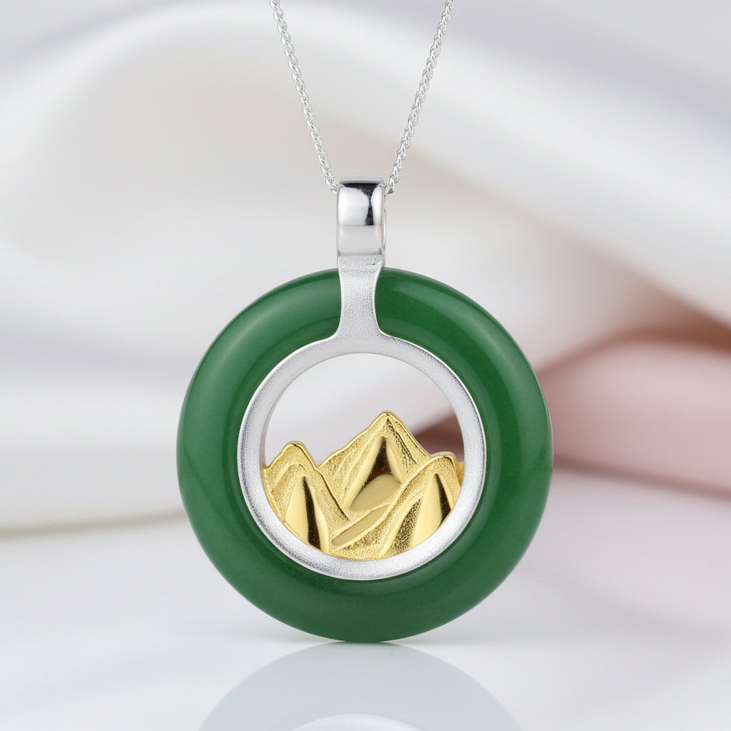 Oriental Element Peace Clouds Pendant-Black Diamonds New York