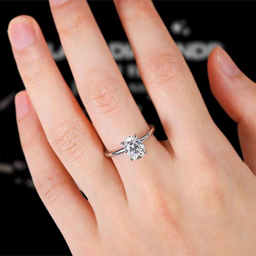 Oval Cut 2ct Moissanite Solitaire Wedding Ring Set - Black Diamonds New York