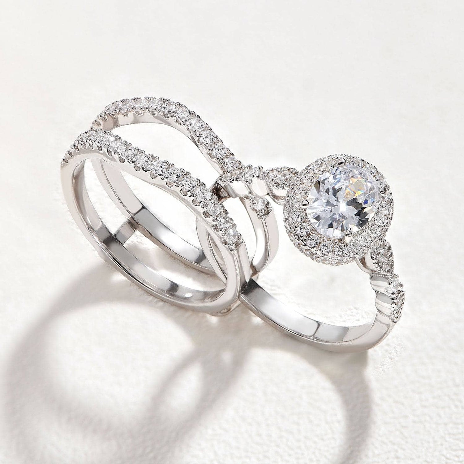 EVN Stone Ring Sets by Black Diamonds New York