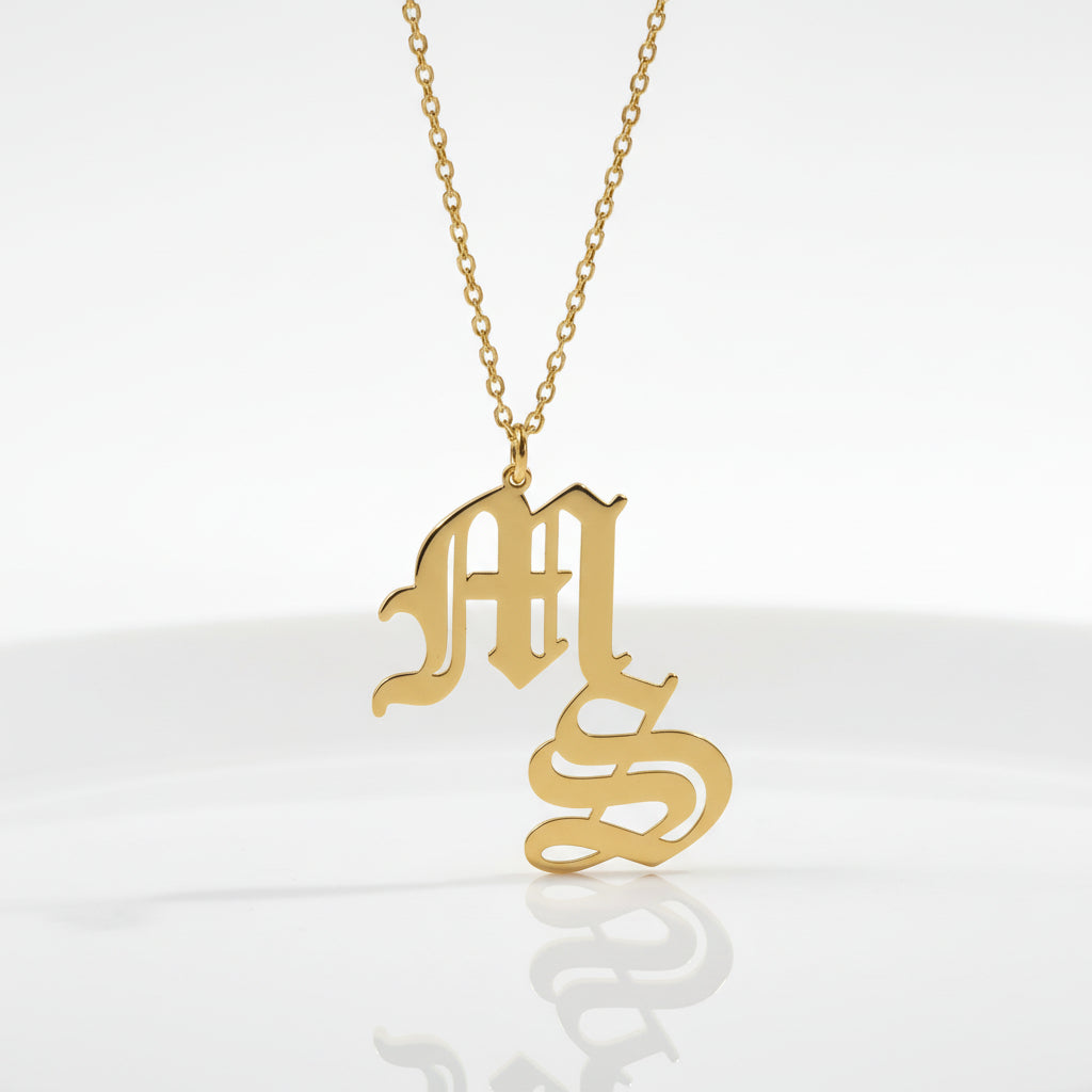 Personalized Stainless Steel Necklace-Black Diamonds New York