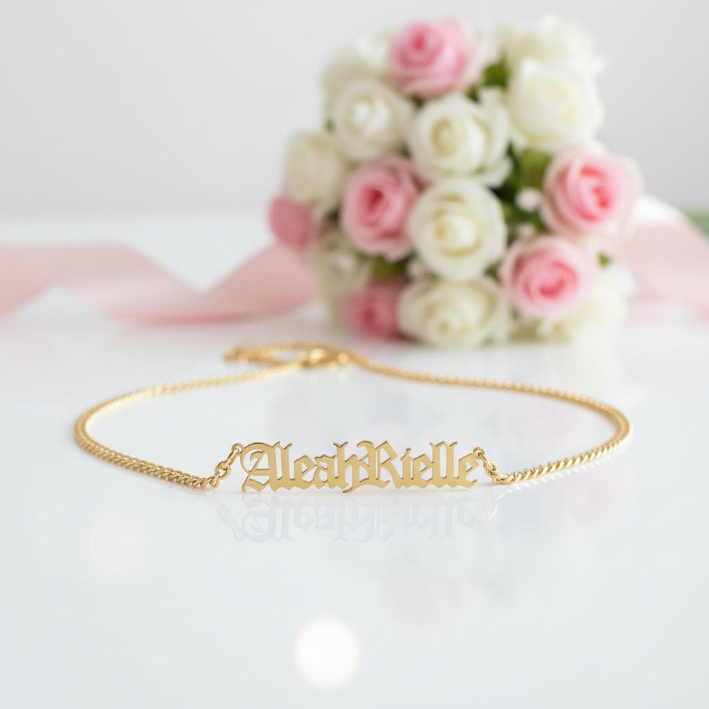 Personalized Stainless Steel Necklace-Black Diamonds New York