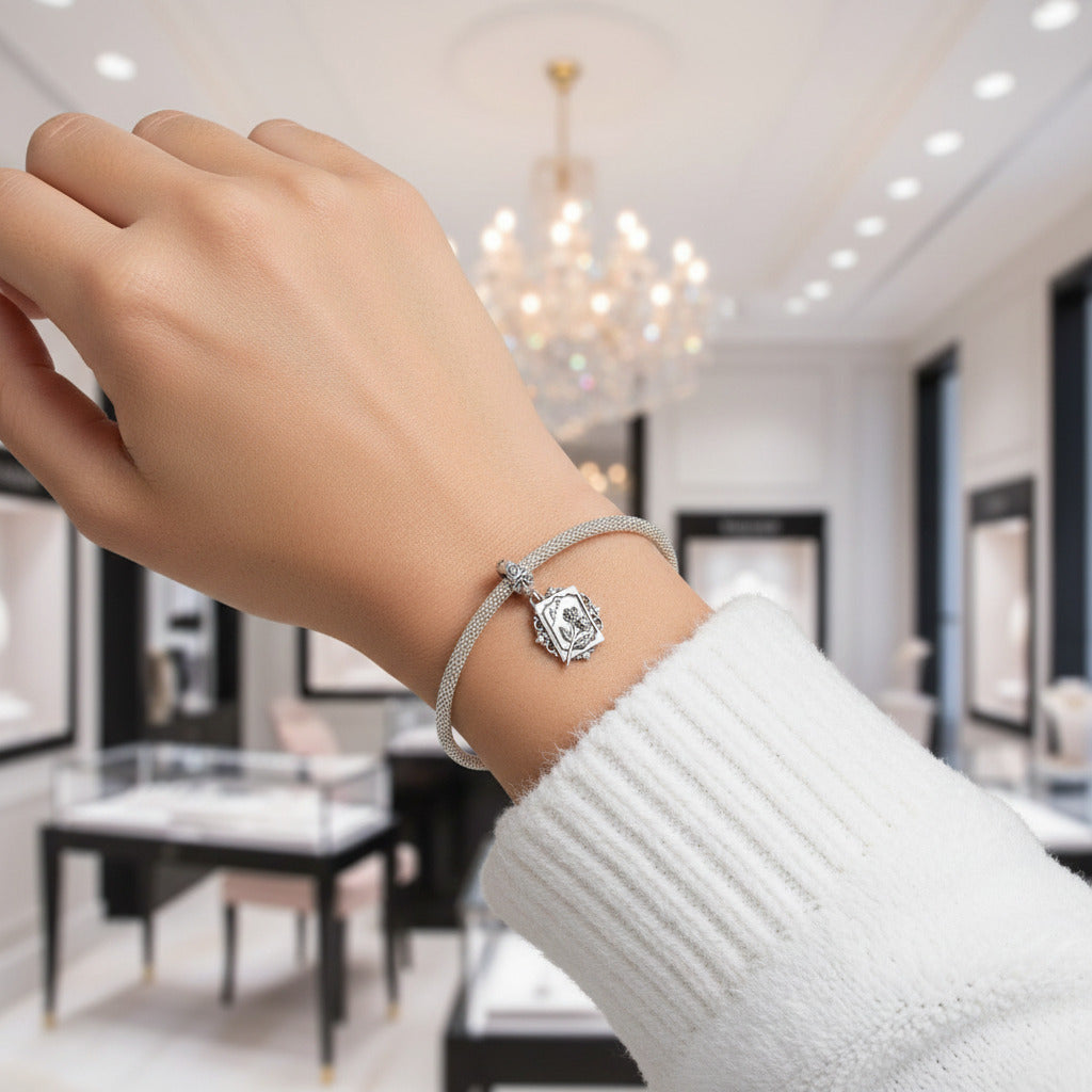 Pink Heart Princess Charm Series-Black Diamonds New York