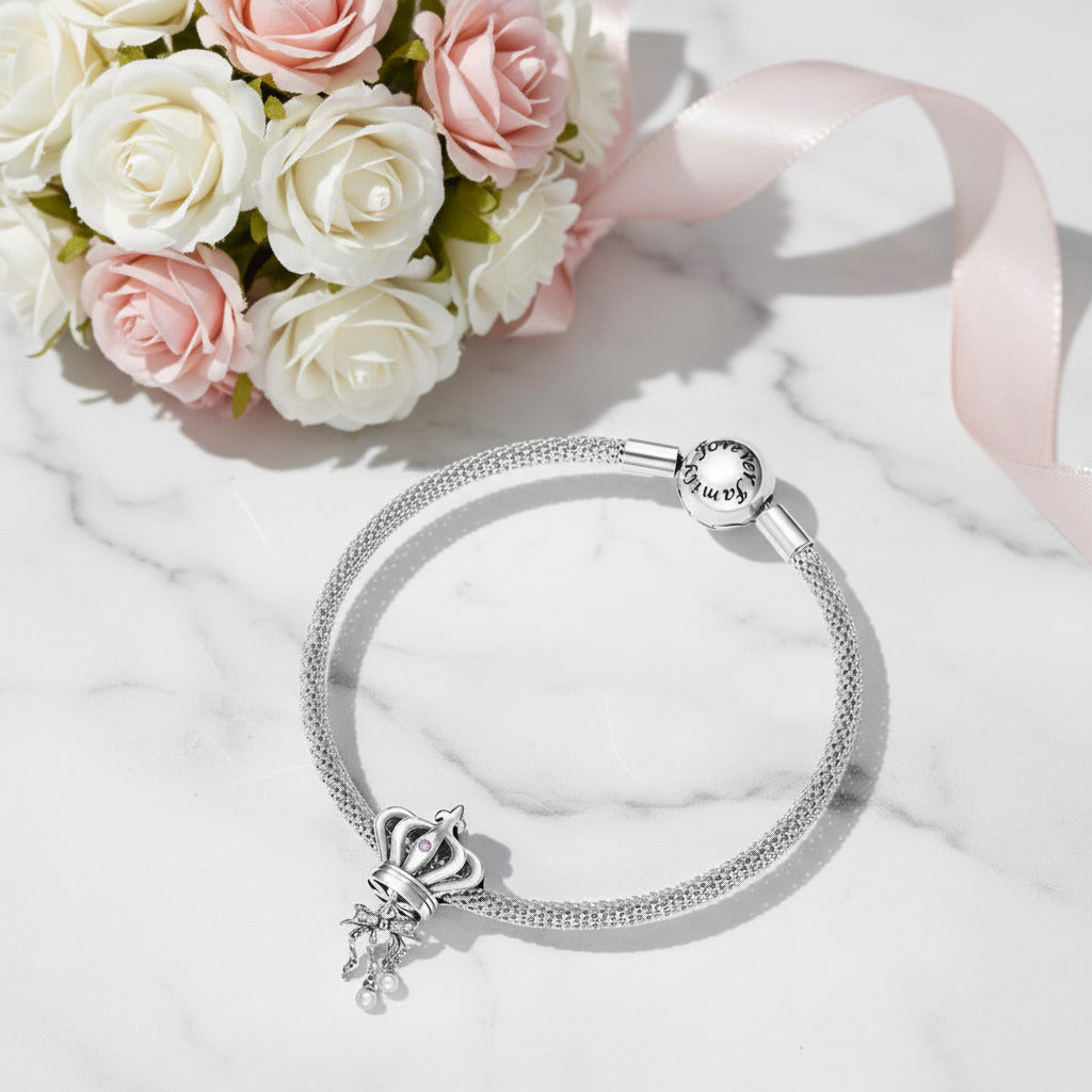 Pink Heart Princess Charm Series-Black Diamonds New York