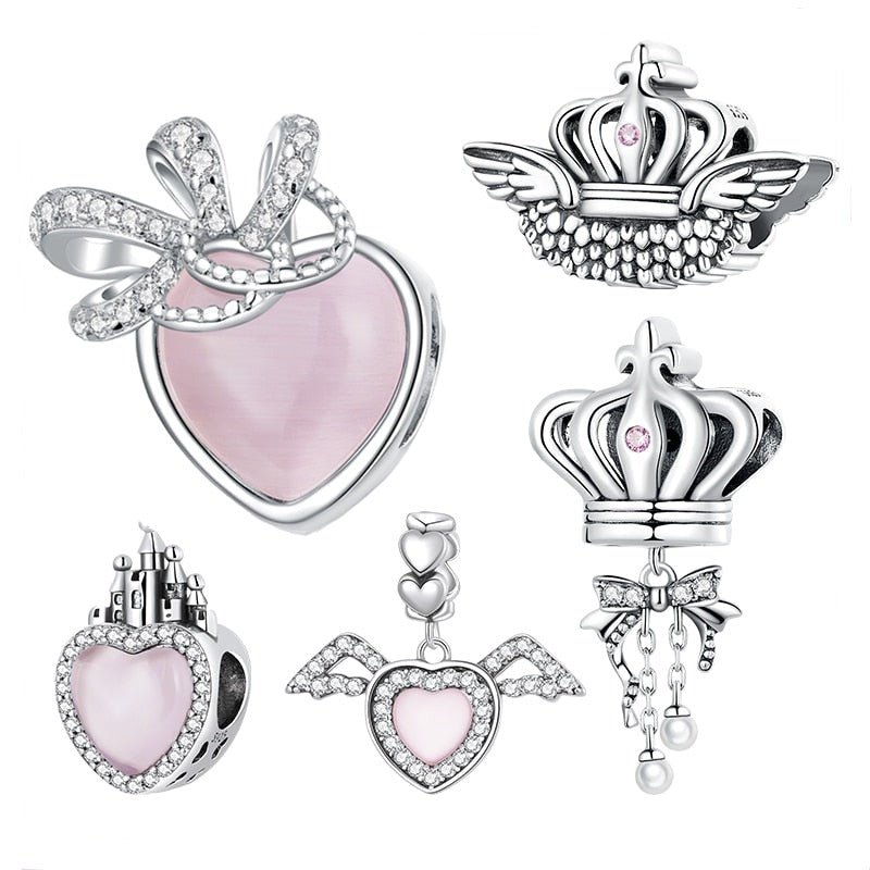 Pink Heart Princess Charm Series-Black Diamonds New York