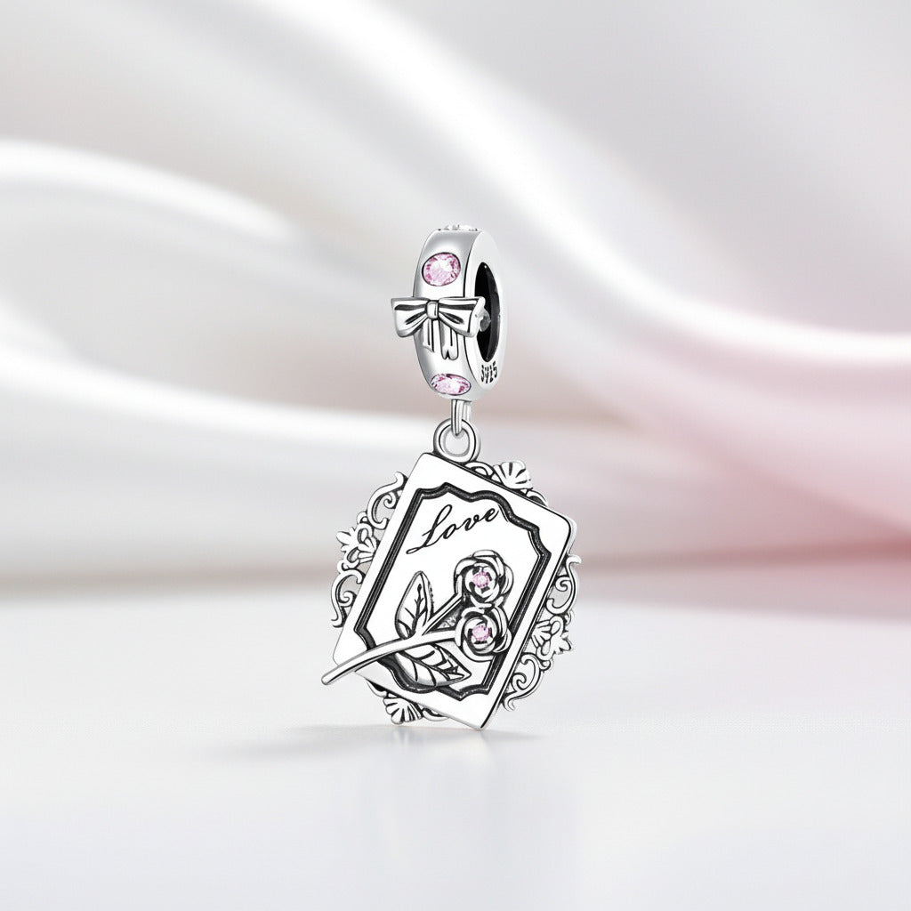 Pink Heart Princess Charm Series-Black Diamonds New York