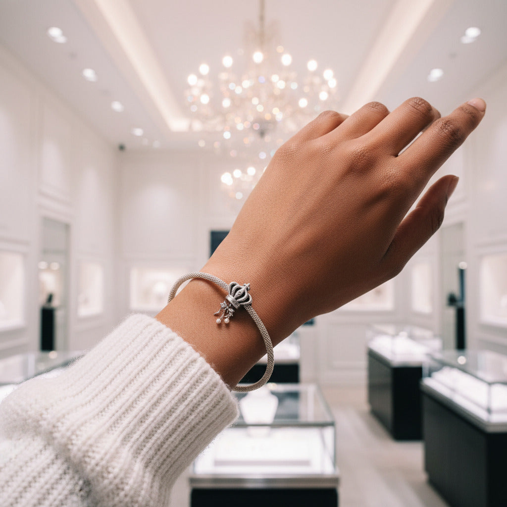 Pink Heart Princess Charm Series-Black Diamonds New York