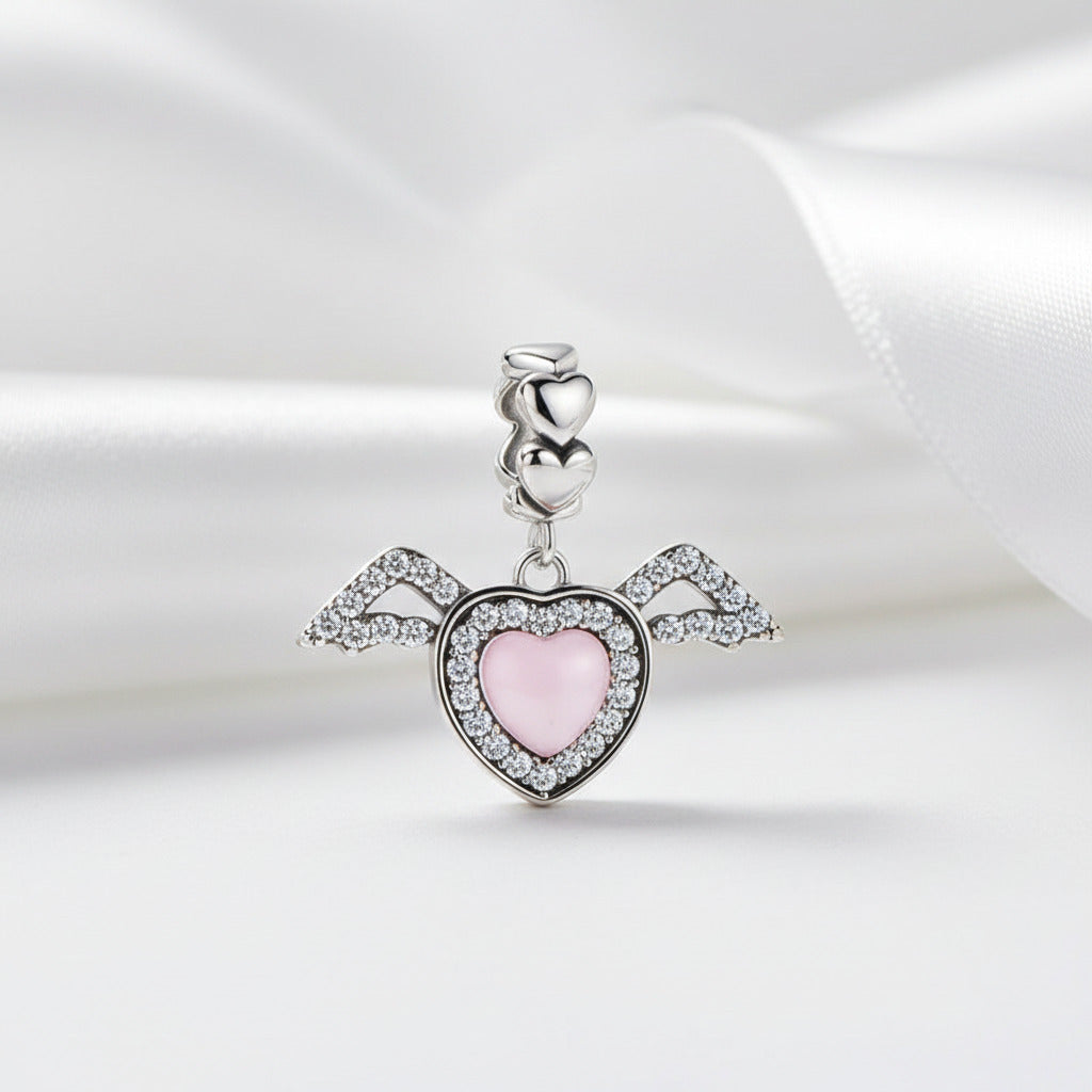 Pink Heart Princess Charm Series-Black Diamonds New York