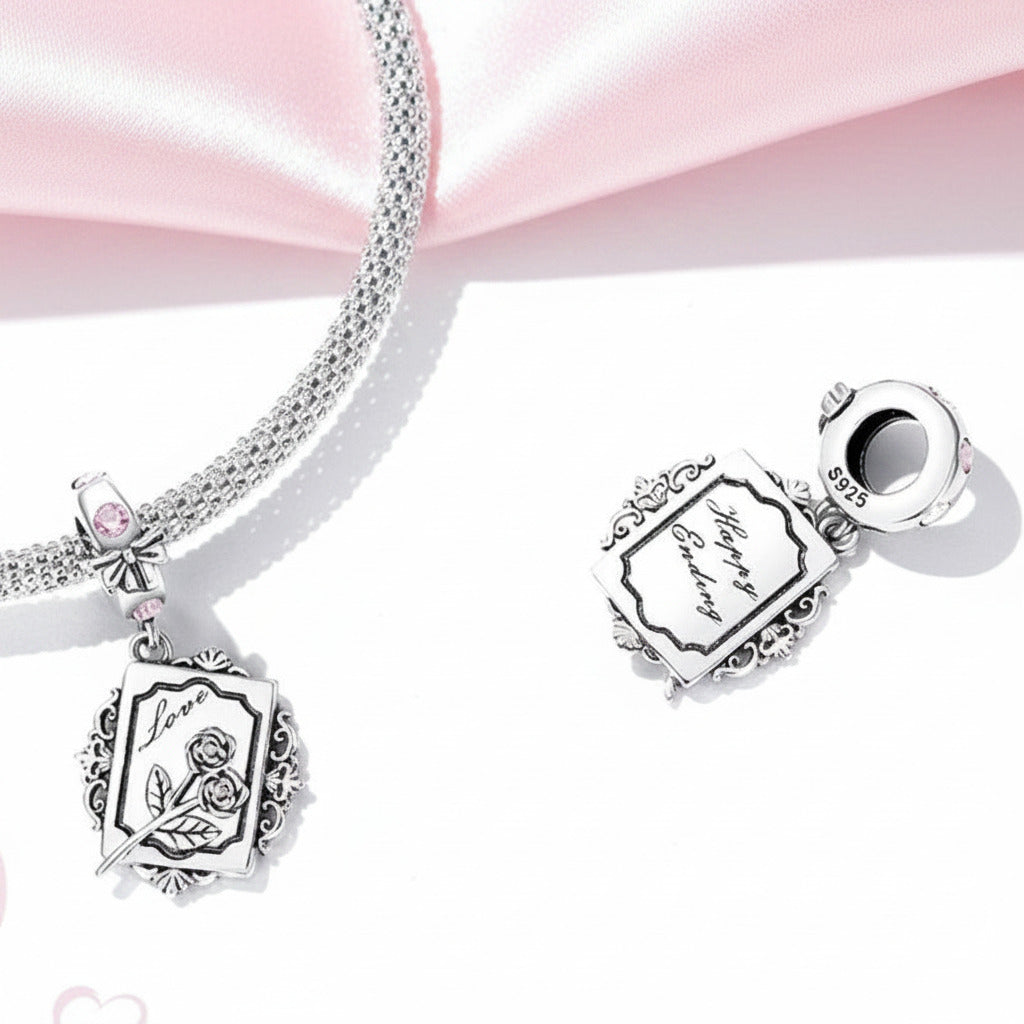 Pink Heart Princess Charm Series-Black Diamonds New York