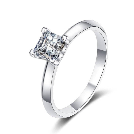 Princess Cut 2ct Diamond Engagement Ring-Black Diamonds New York