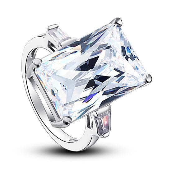 Princess Cut Created Diamond Luxury Ring-Black Diamonds New York