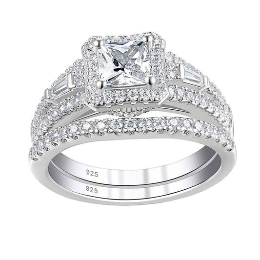 Princess Cut EVN™ Diamond Halo Engagement Ring - Black Diamonds New York