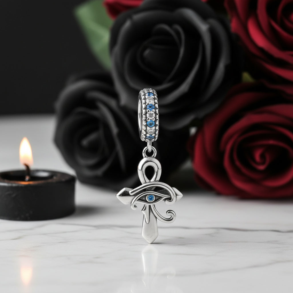 Punk Retro Cross Pendant-Black Diamonds New York