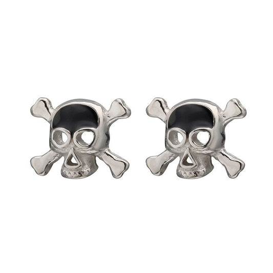 Punk Skull Minimalist Stud Earrings
